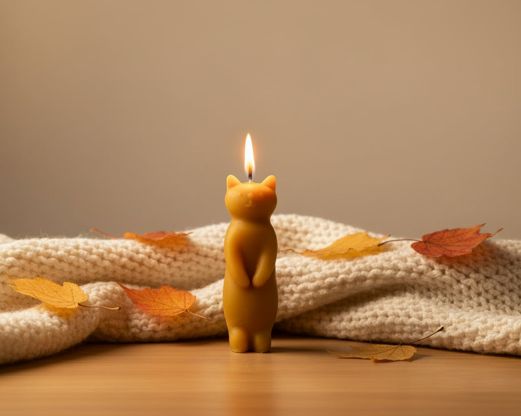 Petite bougie chat