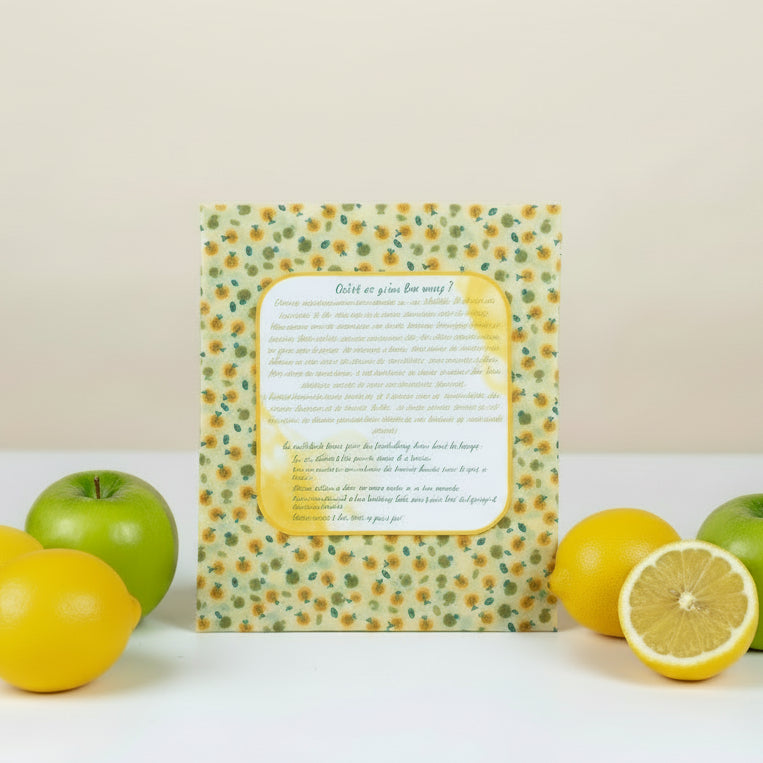 Bee Wrap  citrons/poires