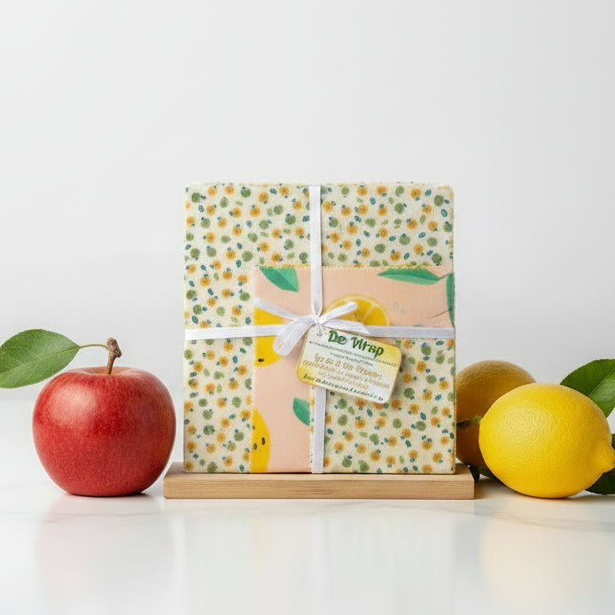 Bee Wrap  citrons/poires